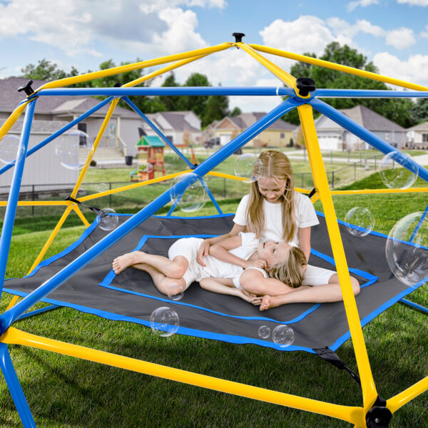 Jugader Upgraded 10FT Climbing Dome with Canopy and Swing, Dome Climber for Kids 3 - 10, Weight Capability 800LBS, Rust and UV Resistant Steel - Image 3