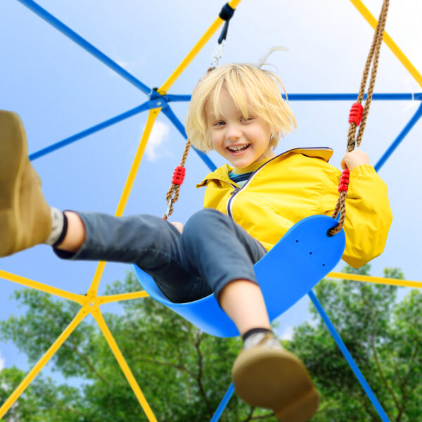 Jugader Upgraded 10FT Climbing Dome with Canopy and Swing, Dome Climber for Kids 3 - 10, Weight Capability 800LBS, Rust and UV Resistant Steel - Image 2