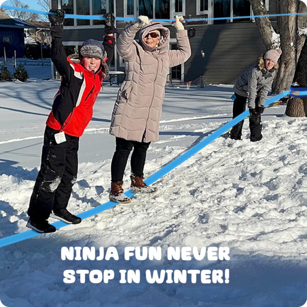 Jugader 50FT Ninja Warrior Obstacle Course for Kids with Zipline Slide Pulley, Ninja Slackline with Climbing Ladder, Monkey Bars, Gym Rings, Rope Knots (Double Line Design) - Image 7